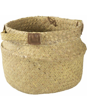 Basket Clayre & Eef 64041 - Ø 30x23 cm brown