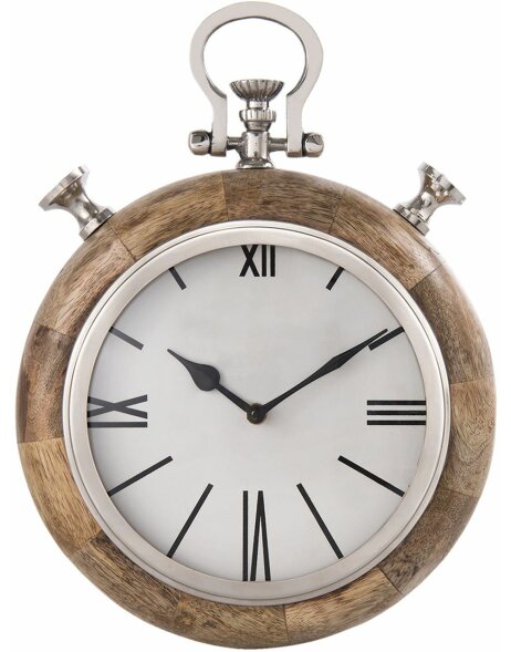 Uhr Clayre &amp; Eef 6KL0500 - 27x9x35 cm - 1xAA natur