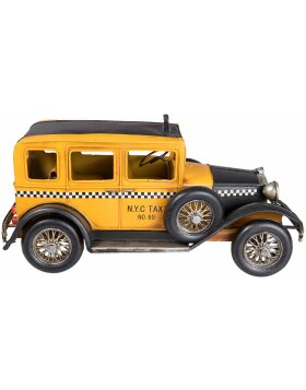 Modell Auto Taxi Clayre & Eef 6Y2542 - 32x15x15 cm gelb
