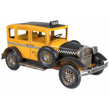 Modell Auto Taxi Clayre & Eef 6Y2542 - 32x15x15 cm gelb