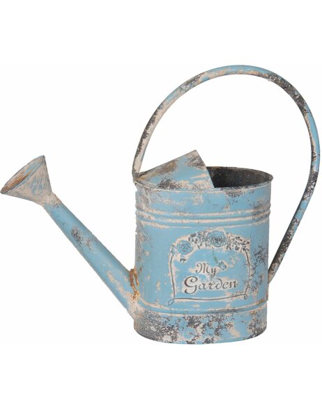 Watering can Clayre &amp; Eef 6Y2565 - 37x11x31 cm - 2,25L blue