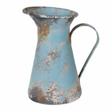 Decoration pitcher Clayre & Eef 6Y2566 - 17x12x19 cm - 1L blue