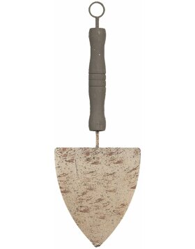 Decoration shovel Clayre & Eef 6Y2649 - 13x3x36 cm gray distressed