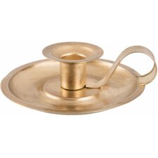 Candlestick Clayre & Eef 6Y2679 - 14x13x4 cm antique gold