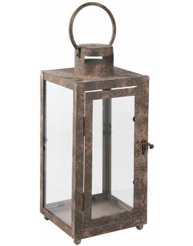 Lantern Clayre &amp; Eef 6Y2733S - &Oslash; 13x30 cm brown
