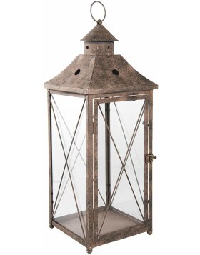 Lantern Clayre &amp; Eef 6Y2734L - &Oslash; 23x61 cm brown