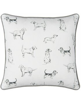 Cushion cover Clayre & Eef DOL30 - 50x50 cm white