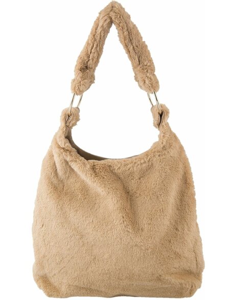 Bag fluffy Clayre &amp; Eef JZBG0159B - 37x43 cm brown