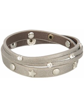 Bracelet Stars and stones Clayre &amp; Eef JZBR0303G -  gray