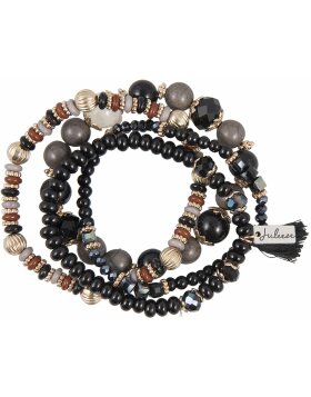 Bracelet black beads Clayre &amp; Eef JZBR0384Z -  black