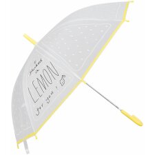 Regenschirm Kind Lemon Clayre & Eef JZCUM0002 - Ø 90x55 cm gelb