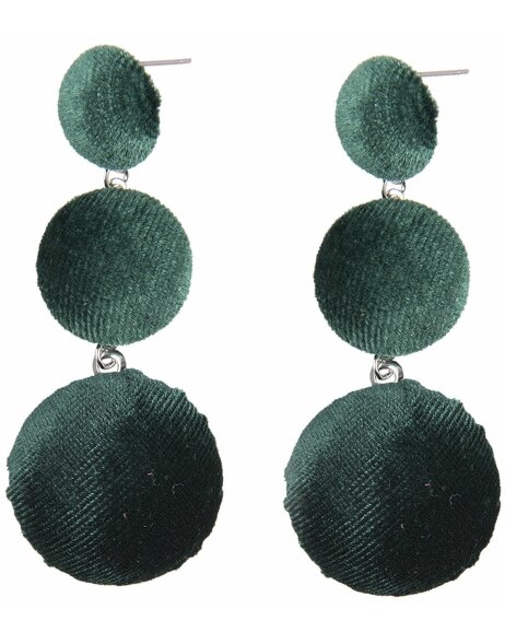 Earrings velvet green Clayre &amp; Eef JZEA0282GR -  green