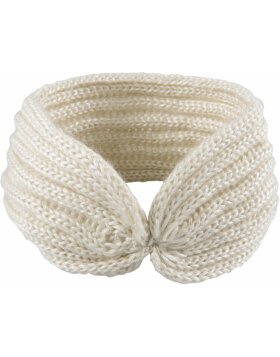 Headband knitted Clayre & Eef JZHB0087N - 22x12 cm nature
