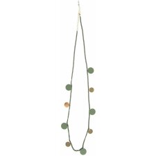 Necklace coins Clayre & Eef JZNL0109GR -  green