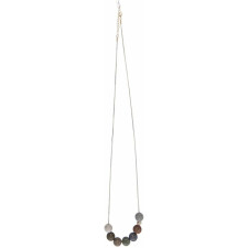 Halskette beads Clayre & Eef JZNL0112BL -  blau
