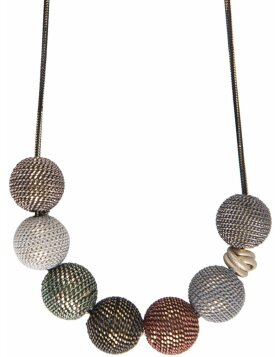 Halskette beads Clayre & Eef JZNL0112Z -  schwarz