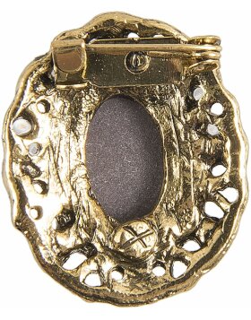 Brooch medallion Clayre &amp; Eef JZPI0022 -  antique gold