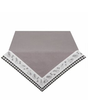 Tablecloth Clayre & Eef LIF01 - 100x100 cm gray