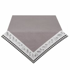 Tablecloth Clayre & Eef LIF05 - 150x250 cm gray