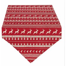 Table runner Clayre & Eef NOC65-2 - 50x160 cm red