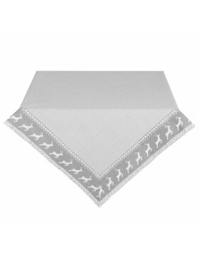 Tablecloth Clayre & Eef NOG01 - 100x100 cm gray