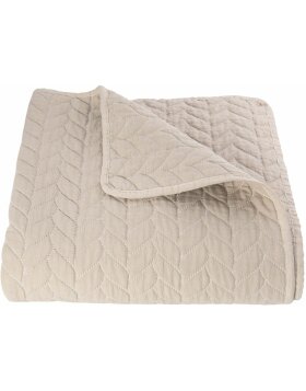 Bedspread Clayre & Eef Q186.059BE - 140x220 cm beige