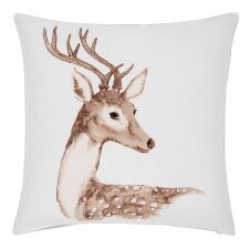 Cushion cover Clayre & Eef WDE30 - 50x50 cm beige