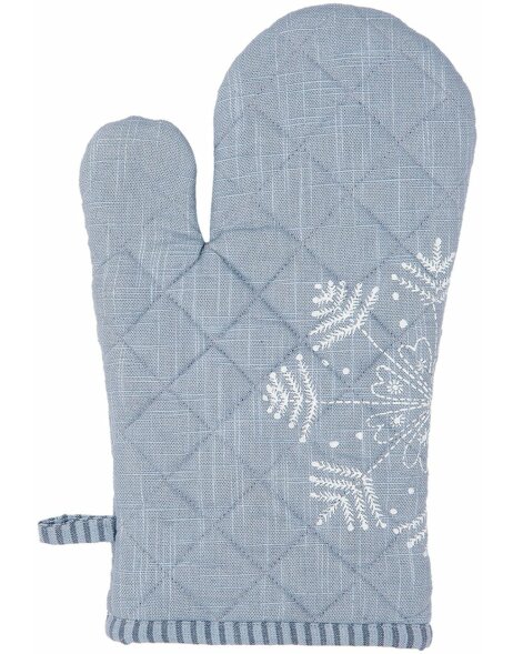 Oven glove Clayre &amp; Eef WIW44 - 16x30 cm gray