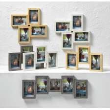 Gallery frame Rustic 3 photos 10x15 cm nature