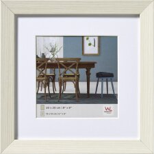 Fiorito wood frame 40x40 cm white