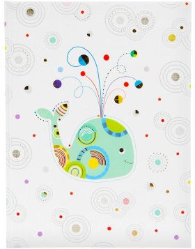 Goldbook Baby Dagboek Walvis Sereniteit 21x28 cm 44 geïllustreerde paginas