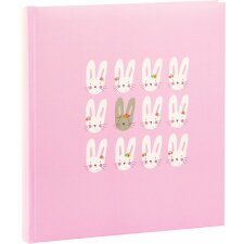 Baby album Cute bunnies pink