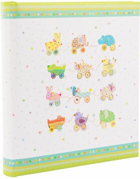 Goldbuch Babyalbum Animals on Wheels 30x31 cm 60 weiße Seiten