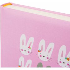 Goldbuch Fotoalbum Cute bunnies pink 25x25 cm 60 weiße Seiten