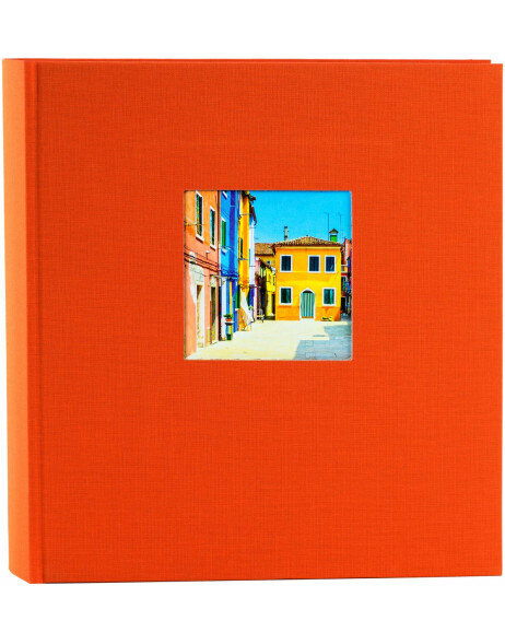 Goldbuch Photo Album Bella Vista złoty pomarańczowy 25x25 cm 60 białych stron