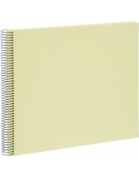 Goldbuch Álbum espiral Bella Vista verde lima 34x30 cm 40 páginas blancas