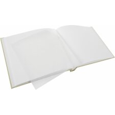 Album a vite Goldbuch Bella Vista verde lime 30x25 cm 40 pagine bianche