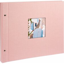 Goldbuch Álbum de rosca Bella Vista rosé 39x31 cm 40 páginas blancas