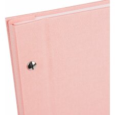 Goldbuch Schraubalbum Bella Vista rosé 39x31 cm 40 weiße Seiten