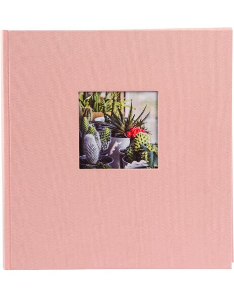 Goldbuch Album photo jumbo Bella Vista rose 30x31 cm 100 pages blanches