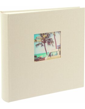 Goldbuch Álbum Jumbo Bella Vista gris arena 30x31 cm 100 páginas blancas