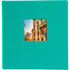Goldbuch Album photo jumbo Bella Vista turquoise 30x31 cm 100 pages blanches