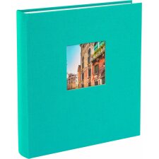 Goldbuch Album photo jumbo Bella Vista turquoise 30x31 cm 100 pages blanches