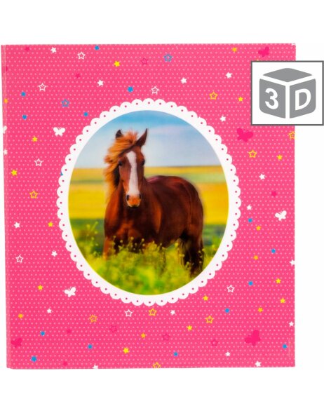 Cartella A4 - Cavallo 3D Amore 5 cm