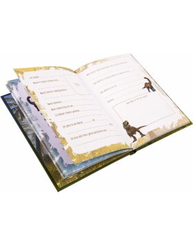 Goldbuch Freundebuch A5 T-Rex 15x21 cm 88 Seiten