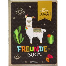 Freundebuch Happy Life Lama