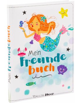 Goldbuch Freundebuch A5 Fräulein Meer 15x21 cm 88 illustrierte Seiten