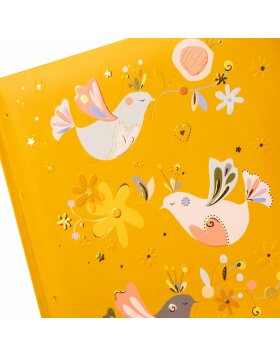 Journal intime Indian Summer Yellow 16,5 x 16,5 cm