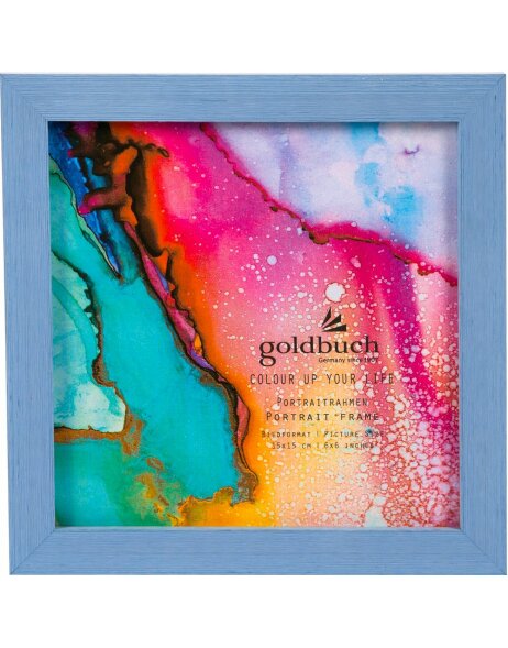 Goldbuch cadre photo Colour up your life 15x15 cm bleu