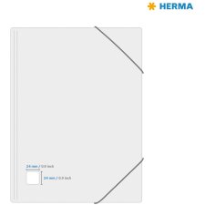 Etiquetas removibles Herma SPECIAL A4, 24 x 24 mm, blancas, cuadradas, re-adhesivas